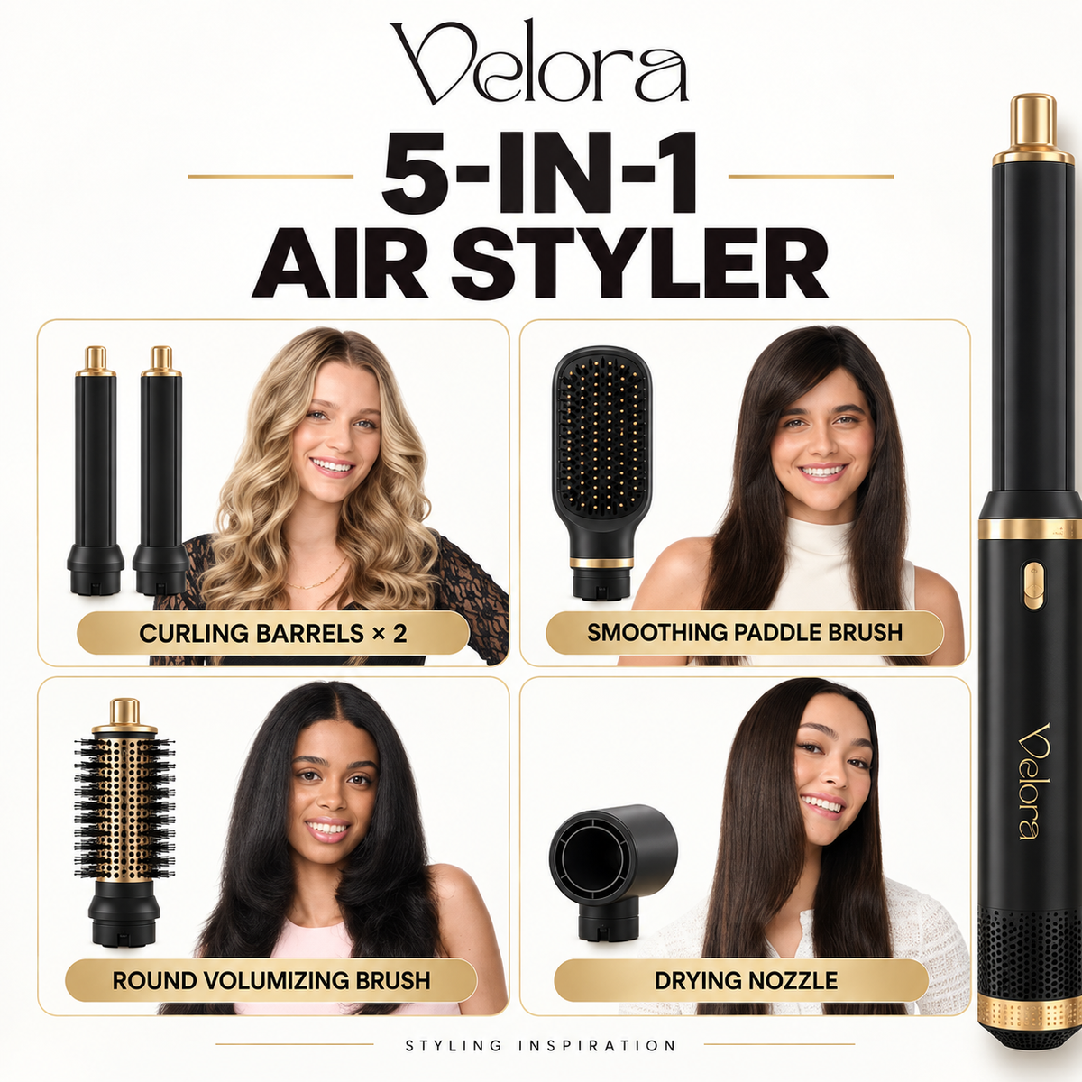 Velora 5-in-1 Air Styler