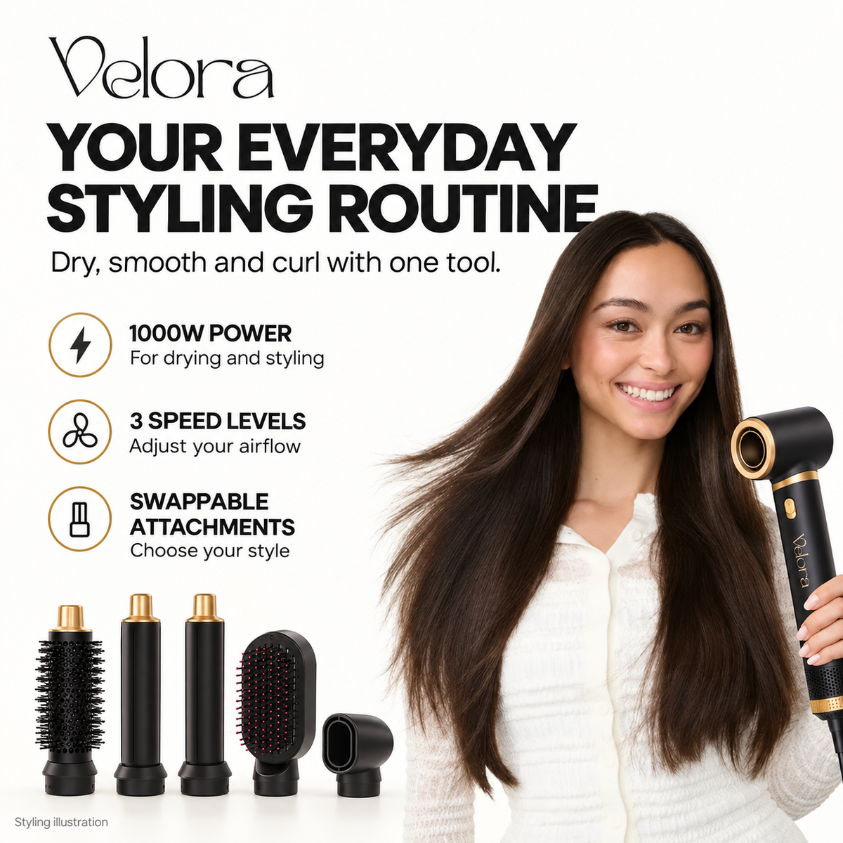 Velora 5-in-1 Air Styler